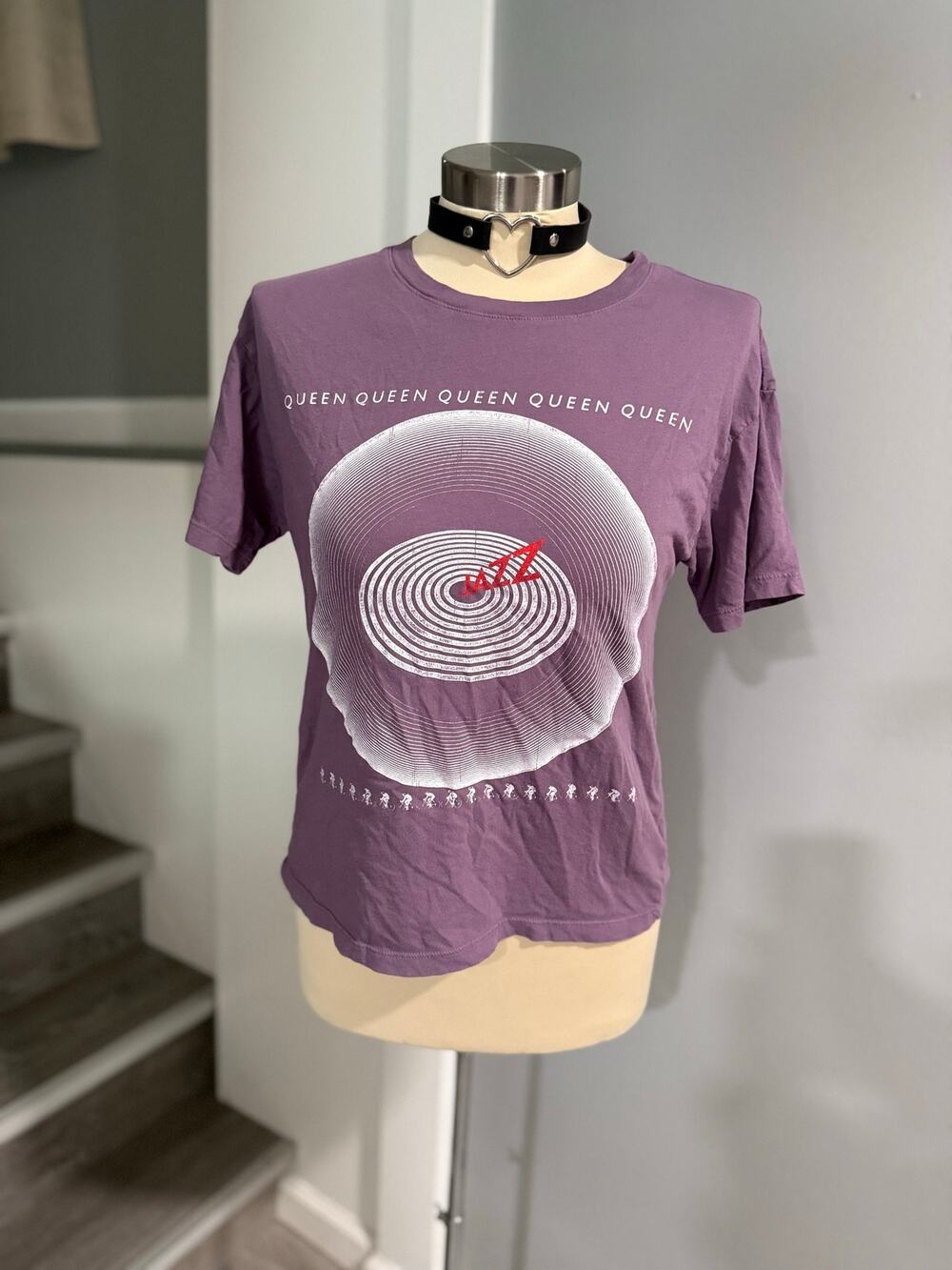Letluv for Anthropologie Queen Graphic T-Shirt Purple XXS